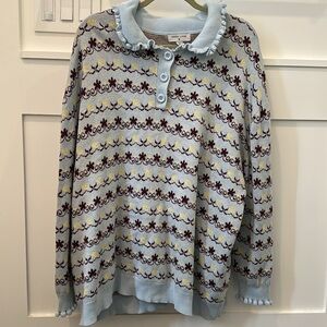 Sandy Liang x Target collared printed sweater